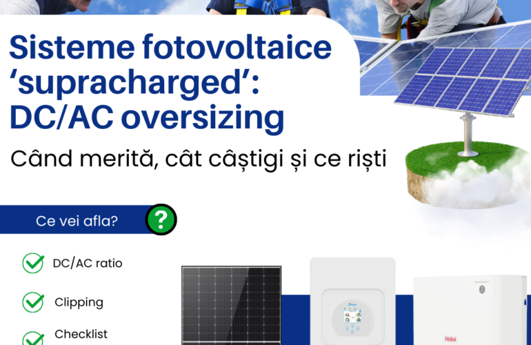 Sisteme fotovoltaice „supracharged” (oversizing DC/AC)