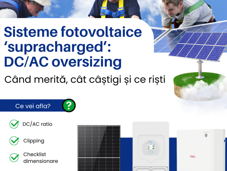 Sisteme fotovoltaice „supracharged” (oversizing DC/AC)
