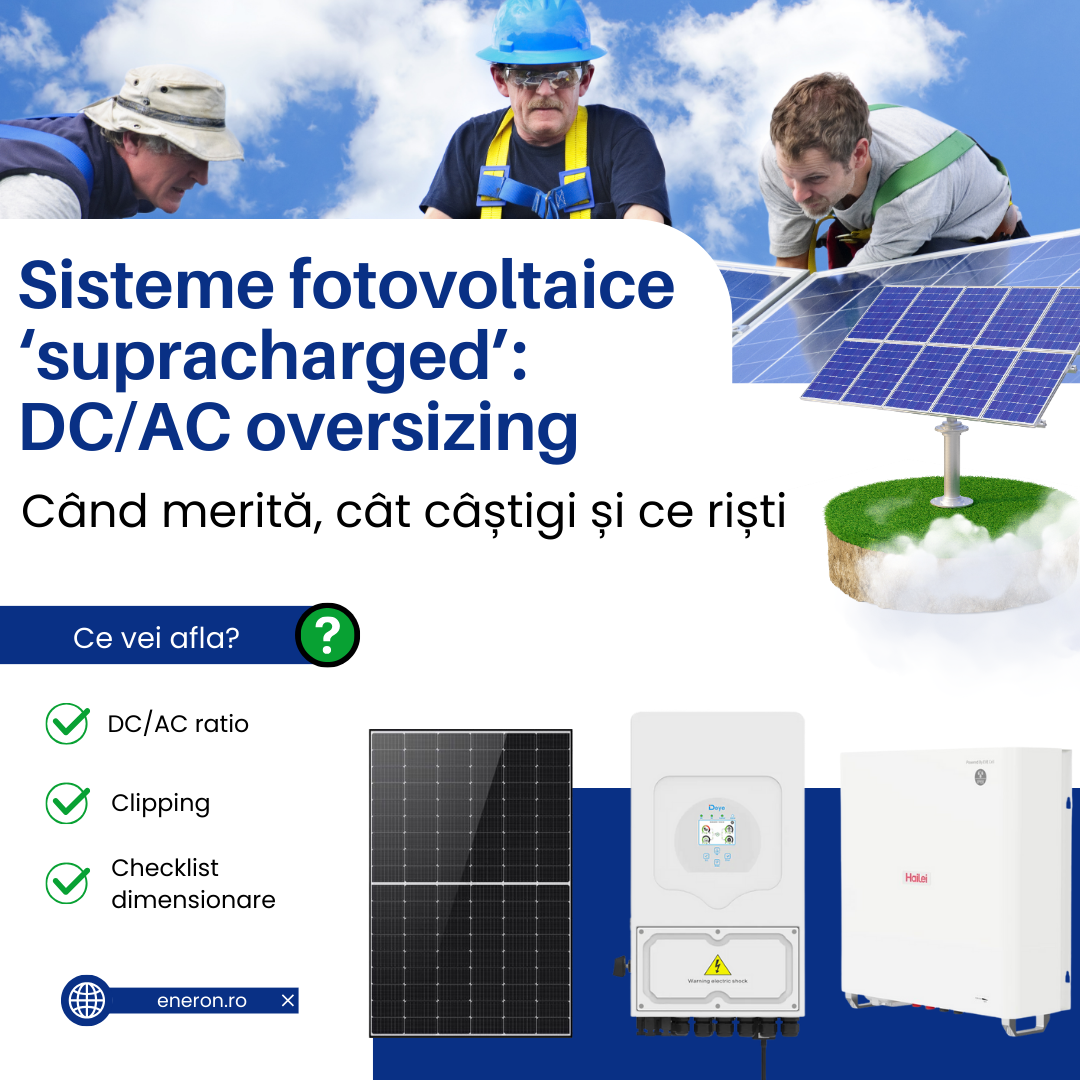 Sisteme fotovoltaice „supracharged” (oversizing DC/AC)